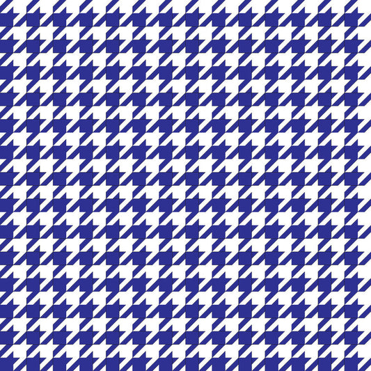 Houndstooth Dark Blue UV Printed Acrylic Sheet