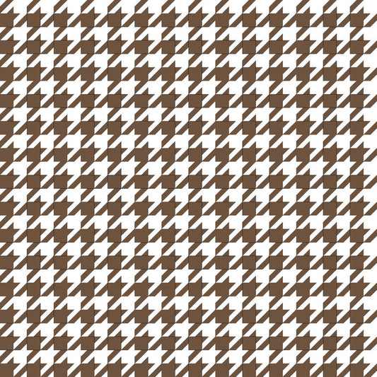 Houndstooth Brown UV Printed Acrylic Sheet