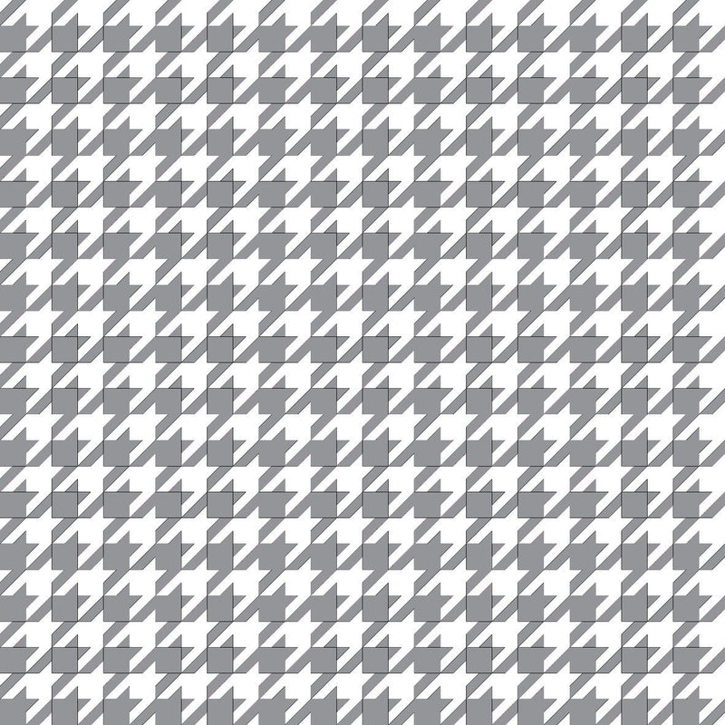 Houndstooth Grey UV Printed Acrylic Sheet