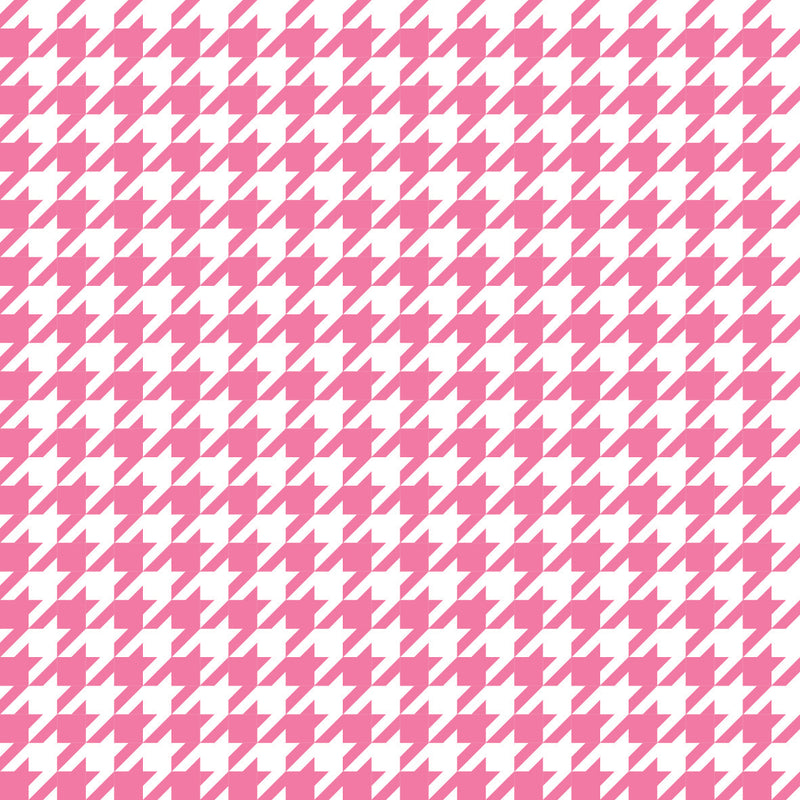 Houndstooth Light Pink UV Printed Acrylic Sheet