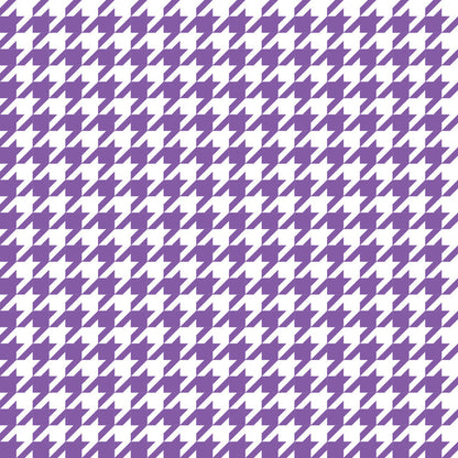 Houndstooth Dark Purple UV Printed Acrylic Sheet