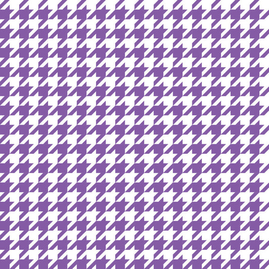 Houndstooth Dark Purple UV Printed Acrylic Sheet