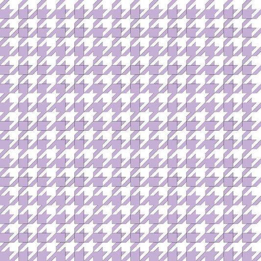 Houndstooth Light Purple UV Printed Acrylic Sheet