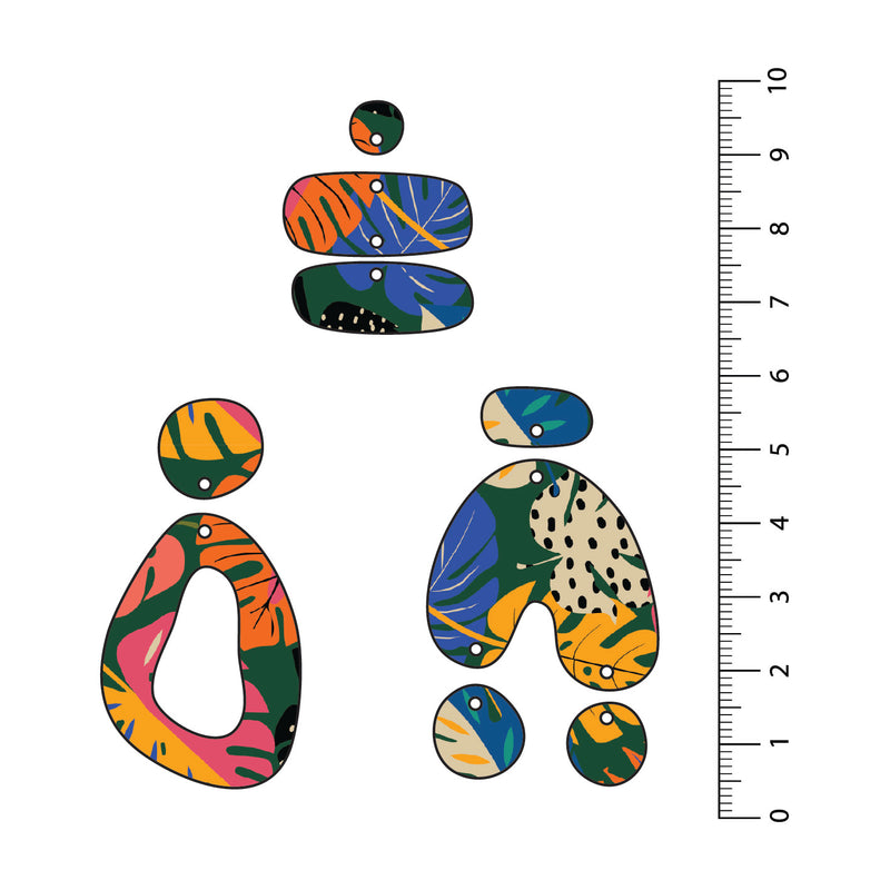 Jungle Colourful UV Printed Acrylic Sheet