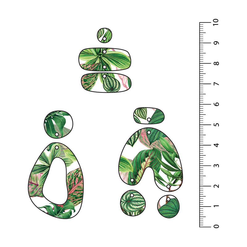 Jungle Green UV Printed Acrylic Sheet
