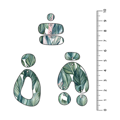 Jungle Leaves UV Printed Acrylic Sheet