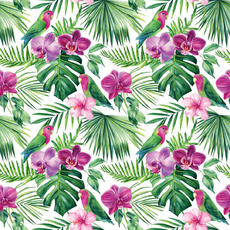 Jungle Parrots UV Printed Acrylic Sheet