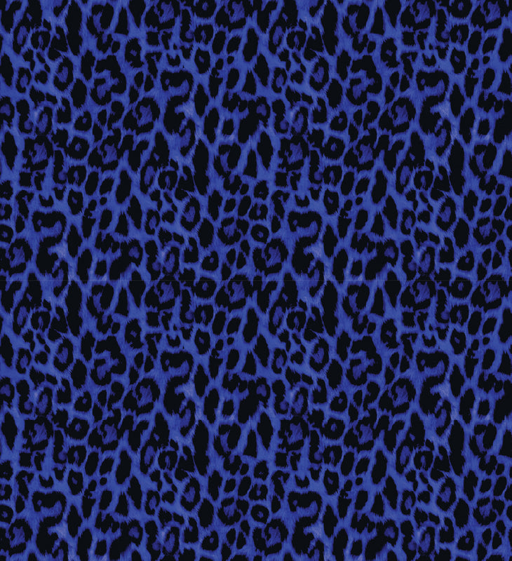Leopard Dark Blue UV Printed Acrylic Sheet