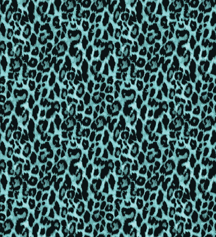 Leopard Light Blue UV Printed Acrylic Sheet