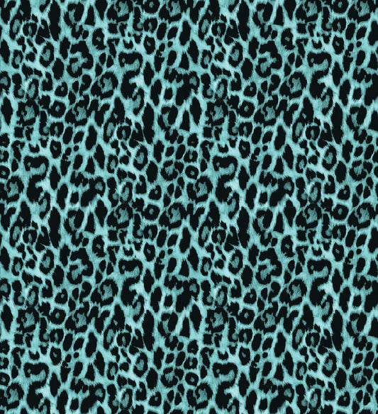 Leopard Light Blue UV Printed Acrylic Sheet