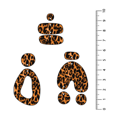 Leopard Orange UV Printed Acrylic Sheet
