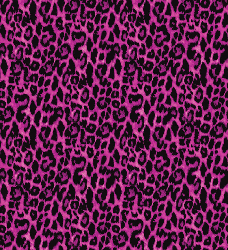 Leopard Bright Pink UV Printed Acrylic Sheet