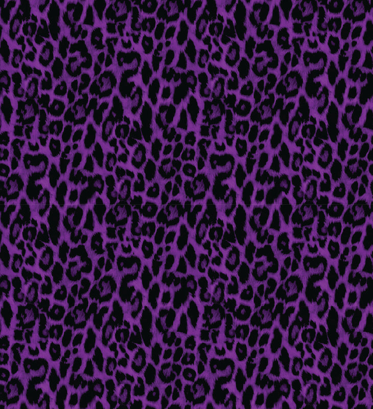 Leopard Dark Purple UV Printed Acrylic Sheet