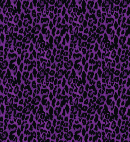 Leopard Dark Purple UV Printed Acrylic Sheet