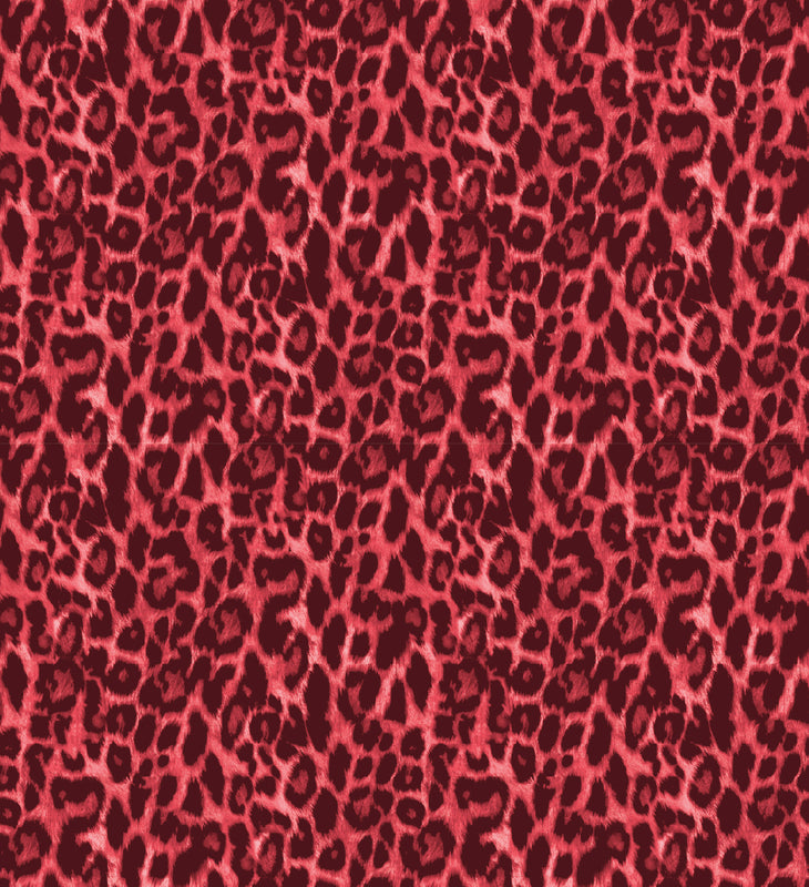 Leopard Red UV Printed Acrylic Sheet