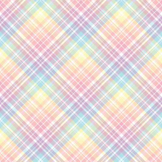 Rainbow Gingham UV Printed Acrylic Sheet