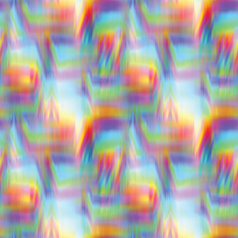 Rainbow Glitch UV Printed Acrylic Sheet