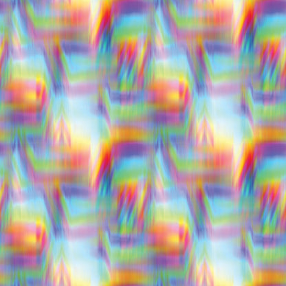 Rainbow Glitch UV Printed Acrylic Sheet