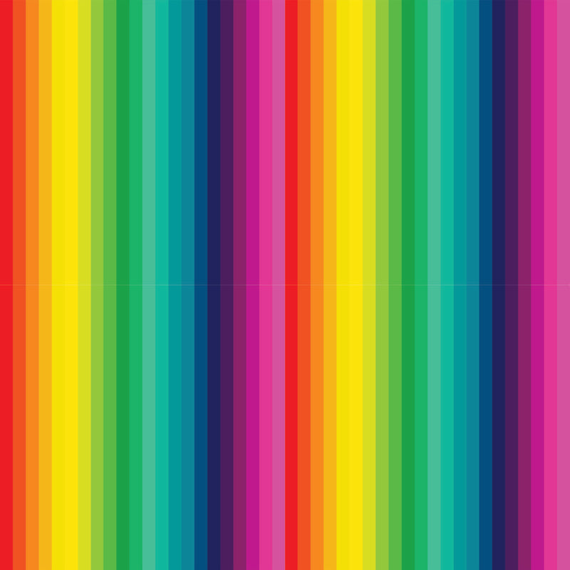 Rainbow Stripes UV Printed Acrylic Sheet