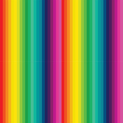 Rainbow Stripes UV Printed Acrylic Sheet