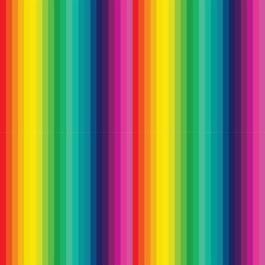Rainbow Stripes UV Printed Acrylic Sheet