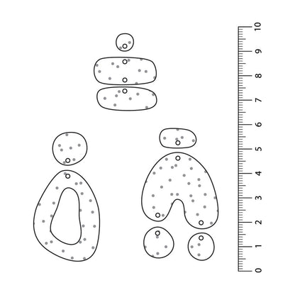 Spots Random Grey UV Printed Acrylic Sheet