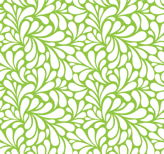 Retro Blooms Light Green UV Printed Acrylic Sheet