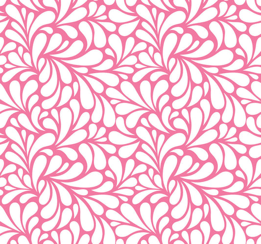 Retro Blooms Light Pink UV Printed Acrylic Sheet