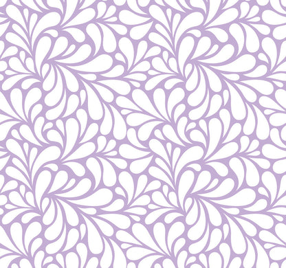 Retro Blooms Light Purple UV Printed Acrylic Sheet