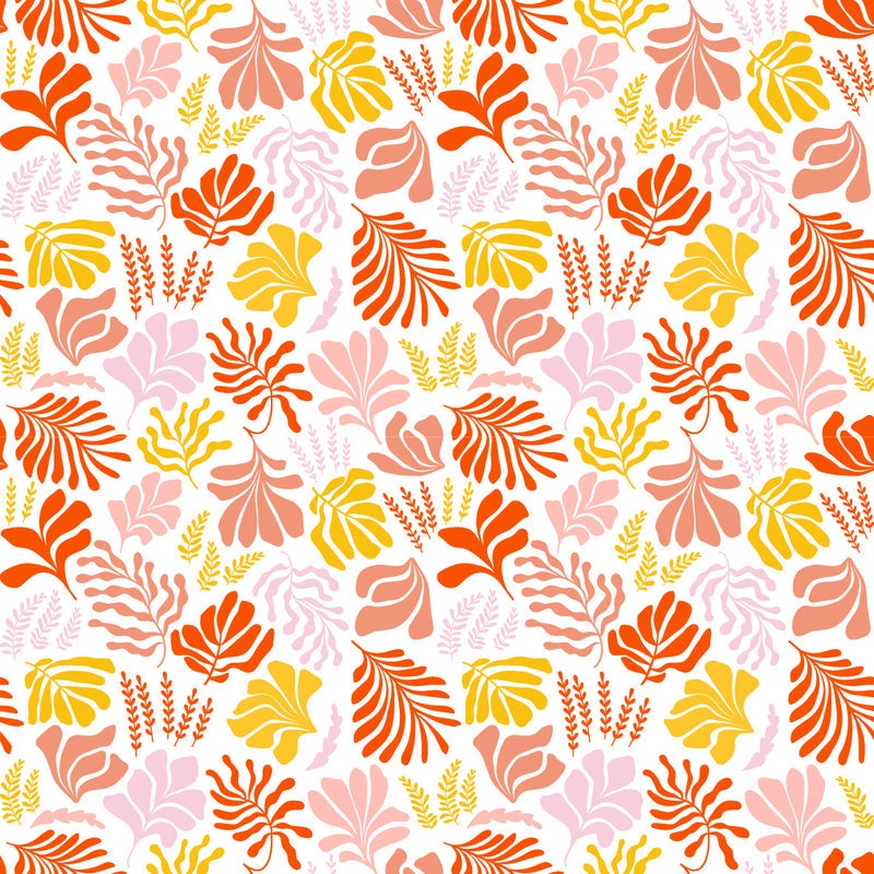 Retro Floral UV Printed Acrylic Sheet