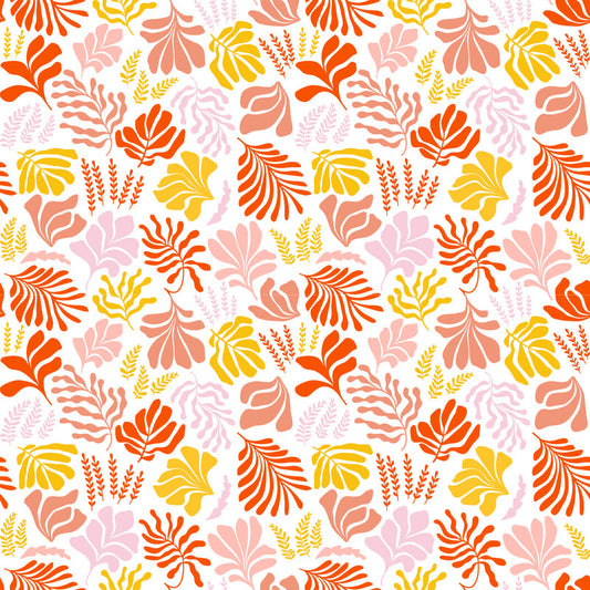Retro Floral UV Printed Acrylic Sheet