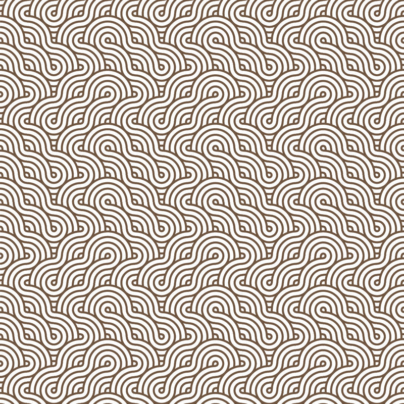Retro Waves Brown UV Printed Acrylic Sheet
