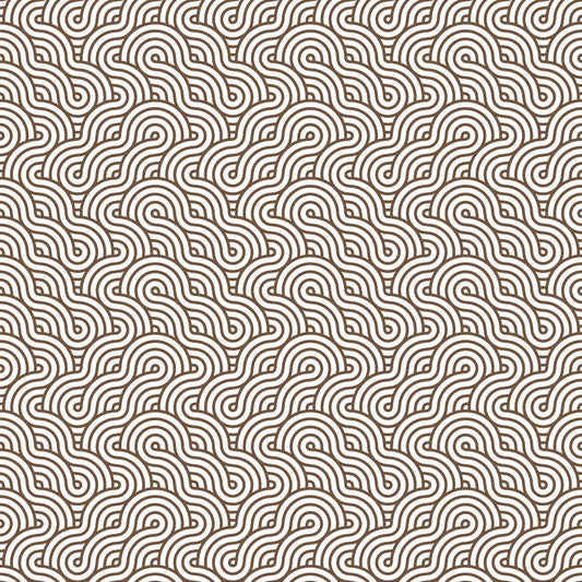 Retro Waves Brown UV Printed Acrylic Sheet