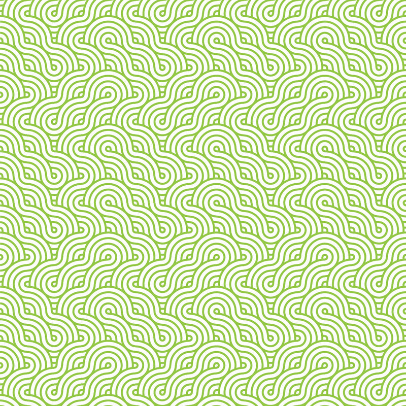 Retro Waves Light Green UV Printed Acrylic Sheet
