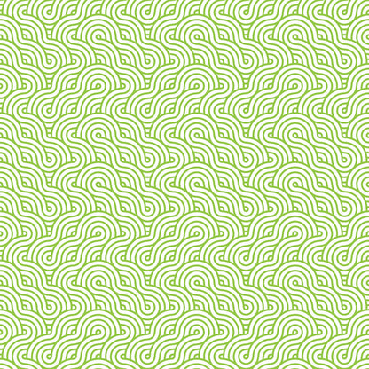 Retro Waves Light Green UV Printed Acrylic Sheet