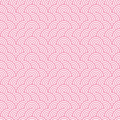Retro Waves Light Pink UV Printed Acrylic Sheet