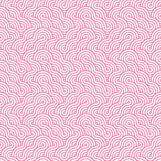 Retro Waves Light Pink UV Printed Acrylic Sheet
