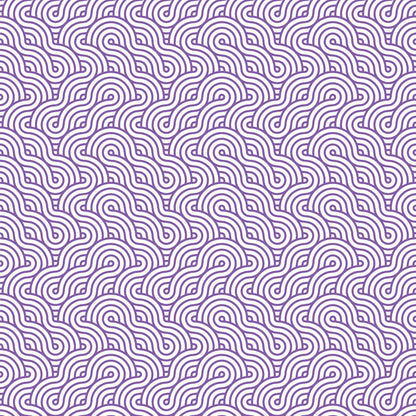 Retro Waves Dark Purple UV Printed Acrylic Sheet