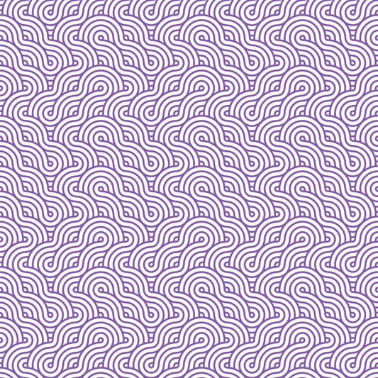 Retro Waves Dark Purple UV Printed Acrylic Sheet