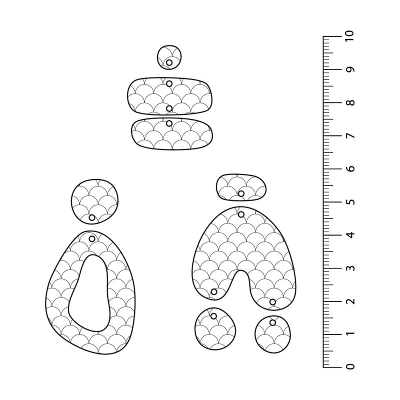 Scales UV Printed Acrylic Sheet