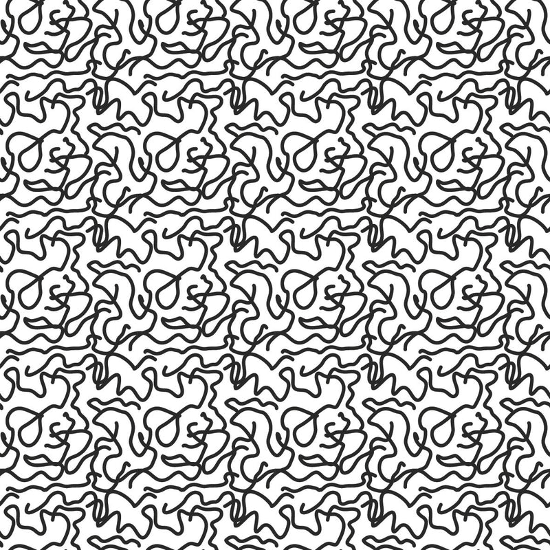 Scribbles 3 UV Printed Acrylic Sheet