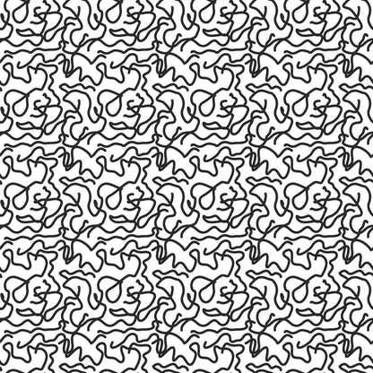 Scribbles 3 UV Printed Acrylic Sheet