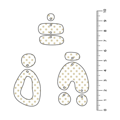 Spots Beige UV Printed Acrylic Sheet