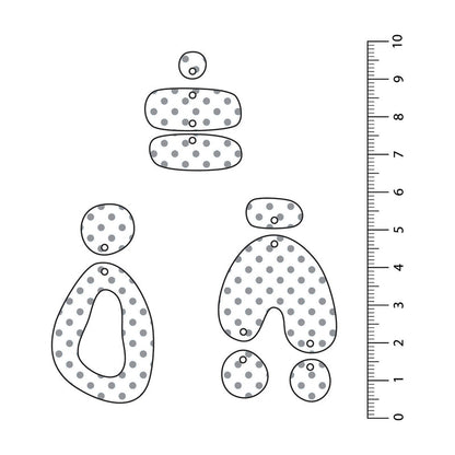 Spots Grey UV Printed Acrylic Sheet