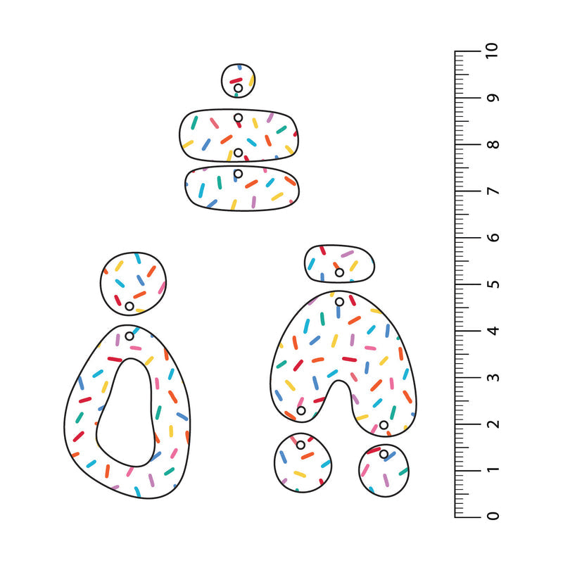 Sprinkles UV Printed Acrylic Sheet