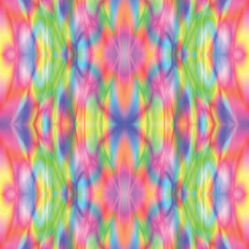 Tie Dye Rainbow UV Printed Acrylic Sheet