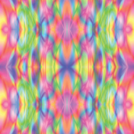 Tie Dye Rainbow UV Printed Acrylic Sheet