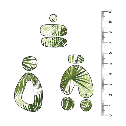 Tropical Leaves 2 UV Printed Acrylic Sheet