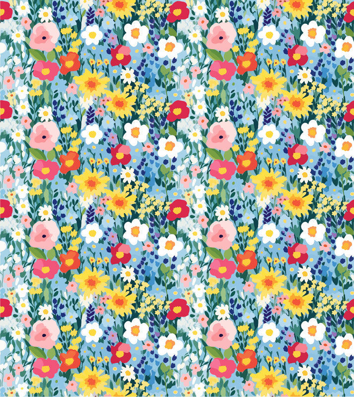 Watercolour Florals UV Printed Acrylic Sheet