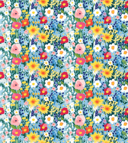 Watercolour Florals UV Printed Acrylic Sheet